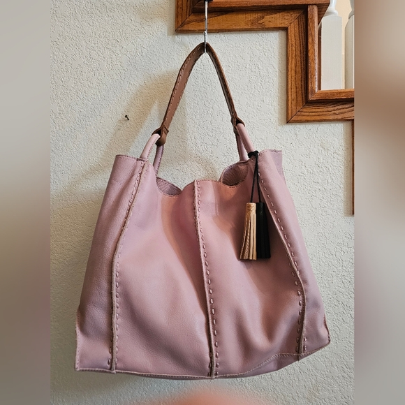 The Sak Los Feliz Large Leather Tote Bag Excellent Condition - Picture 3 of 5